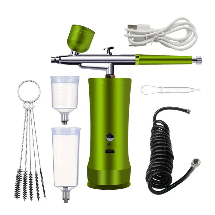 Tragbares kabelloses Airbrush-Kit mit Kompressor