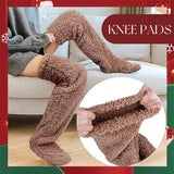 ⚡Blitzangebot🏆Bestseller Nr. 1 ⏰ 💕Samtweiche Flausch-Kniestrümpfe für Weihnachten❄️🎅