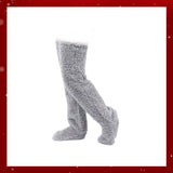 ⚡Blitzangebot🏆Bestseller Nr. 1 ⏰ 💕Samtweiche Flausch-Kniestrümpfe für Weihnachten❄️🎅