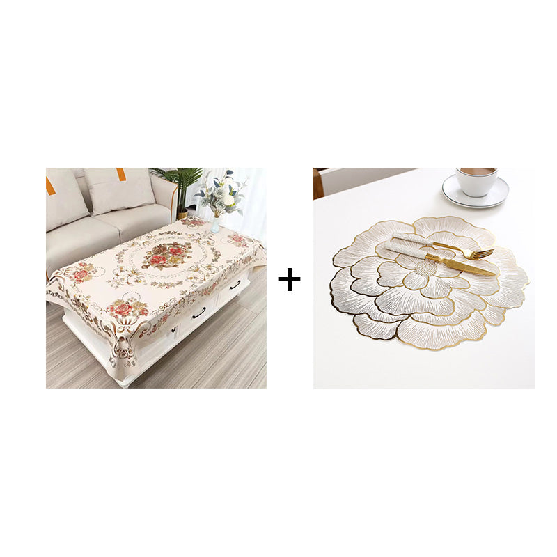 ✨🎅Weihnachtsangebote – Nur für kurze Zeit!⏰Multifunctional Waterproof Oilproof Floral Tablecloth