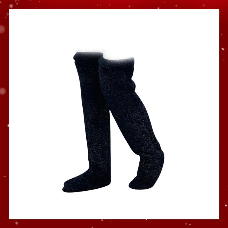 ⚡Blitzangebot🏆Bestseller Nr. 1 ⏰ 💕Samtweiche Flausch-Kniestrümpfe für Weihnachten❄️🎅