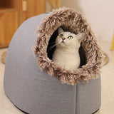 💥 HEISSER VERKAUF 🐾 ANGEBOT – Winter-Wärmebett für Haustiere in Höhlenform
