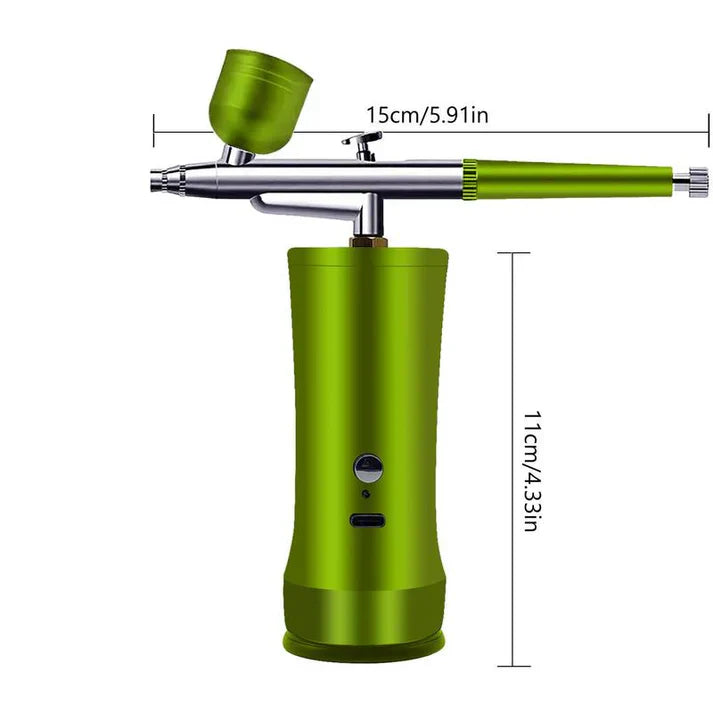 Tragbares kabelloses Airbrush-Kit mit Kompressor