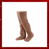 ⚡Blitzangebot🏆Bestseller Nr. 1 ⏰ 💕Samtweiche Flausch-Kniestrümpfe für Weihnachten❄️🎅