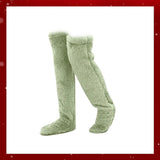 ⚡Blitzangebot🏆Bestseller Nr. 1 ⏰ 💕Samtweiche Flausch-Kniestrümpfe für Weihnachten❄️🎅