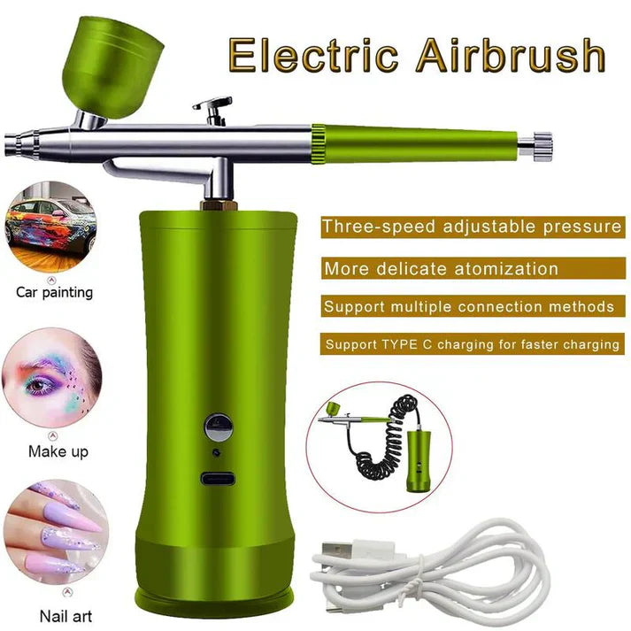 Tragbares kabelloses Airbrush-Kit mit Kompressor