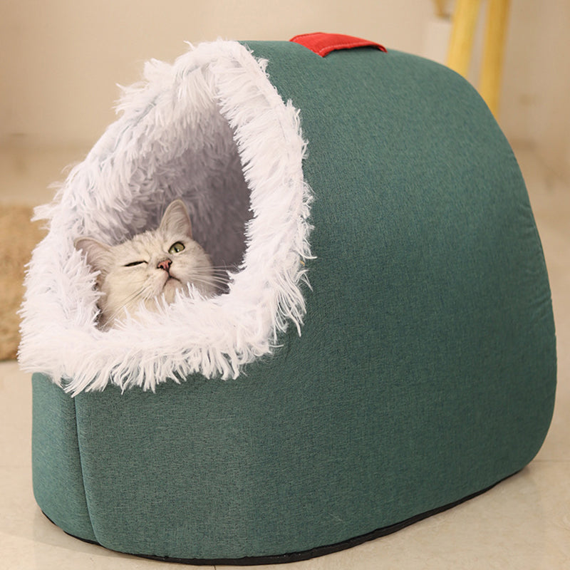 💥 HEISSER VERKAUF 🐾 ANGEBOT – Winter-Wärmebett für Haustiere in Höhlenform