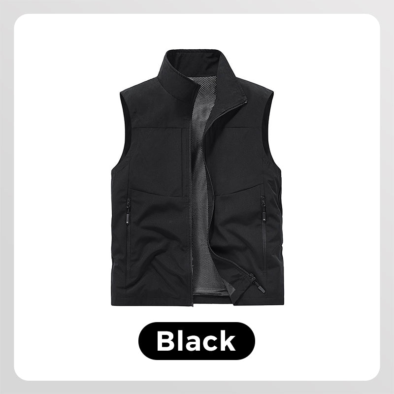 ⏳ 50 % Rabatt für begrenzte Zeit! 💥Wasserdichte Outdoor-Utility-Weste für Herren