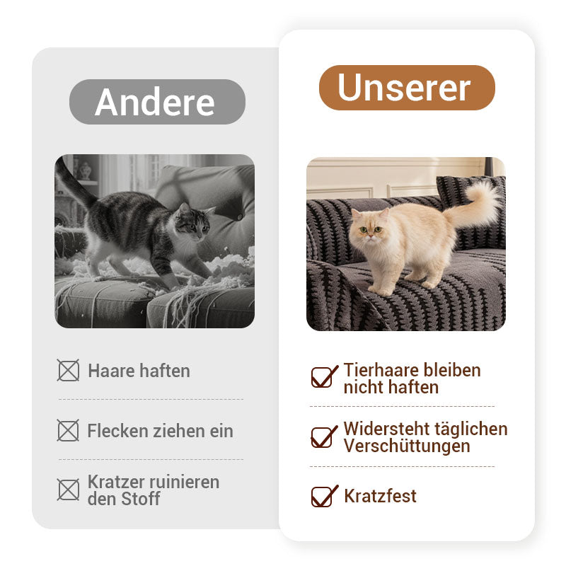Plüsch Sofaüberwurf 2025 – Weicher Plüsch-Anti-Rutsch-Sofaüberwurf