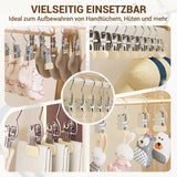 Multifunktionale Wäschehaken mit Clips