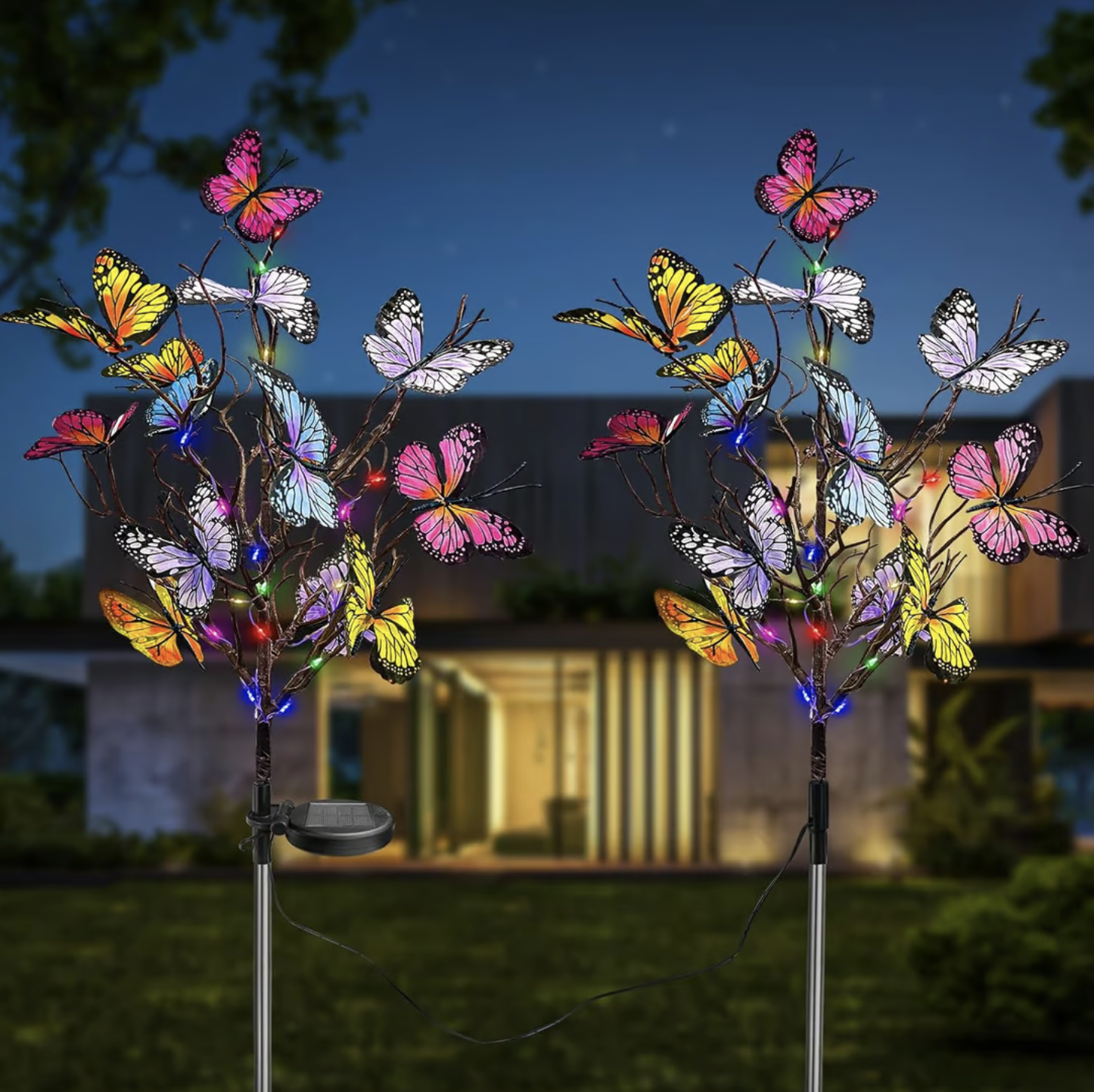 🦋Solar-Schmetterlingslichter für den Außenbereich💐[Kostenlose Schmetterlings-Anhänger-Grußkarte beim Kauf