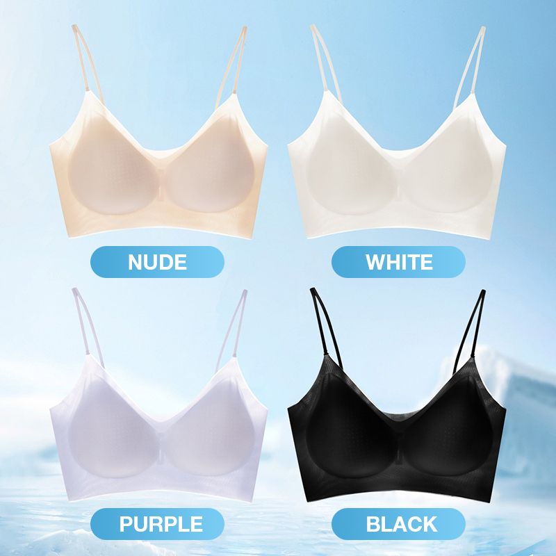 Atmungsaktiver Ice Silk Sling BH für Frauen