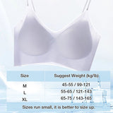 Atmungsaktiver Ice Silk Sling BH für Frauen