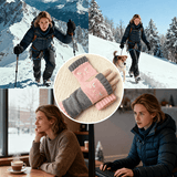 🔥Warm und kuschelig🧤Damen-Strickhandschuhe ohne Finger mit süßem Katzenmuster🐱