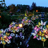 🦋Solar-Schmetterlingslichter für den Außenbereich💐[Kostenlose Schmetterlings-Anhänger-Grußkarte beim Kauf