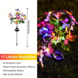 🦋Solar-Schmetterlingslichter für den Außenbereich💐[Kostenlose Schmetterlings-Anhänger-Grußkarte beim Kauf