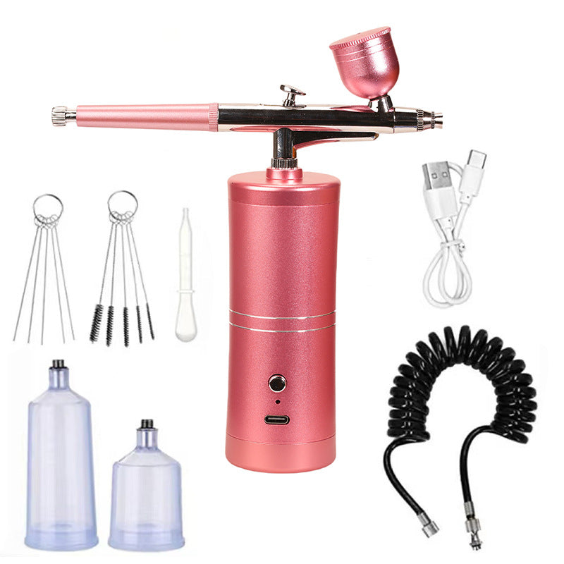 Tragbares kabelloses Airbrush-Kit mit Kompressor