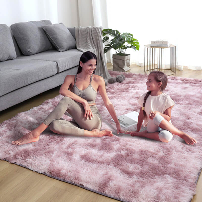 ⏳Für begrenzte Zeit 50 % Rabatt⏰Plüsch-Bodenmatte mit Farbverlauf🛋️