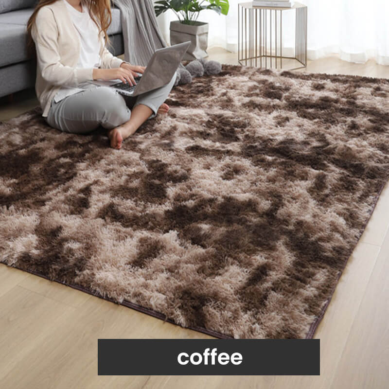 ⏳Für begrenzte Zeit 50 % Rabatt⏰Plüsch-Bodenmatte mit Farbverlauf🛋️