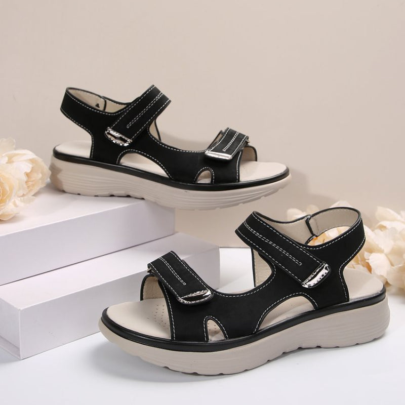 💥Hot Sales-49% OFF🔥Women’s Wedge Sandals with Hook & Loop Straps