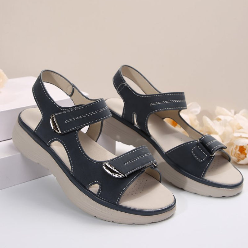 💥Hot Sales-49% OFF🔥Women’s Wedge Sandals with Hook & Loop Straps