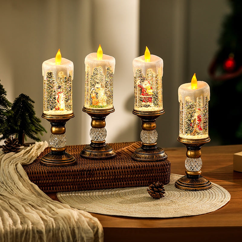 🎁Heiße Aktion 50 % Rabatt🎅Weihnachtskerzen-Nachtlicht🕯️