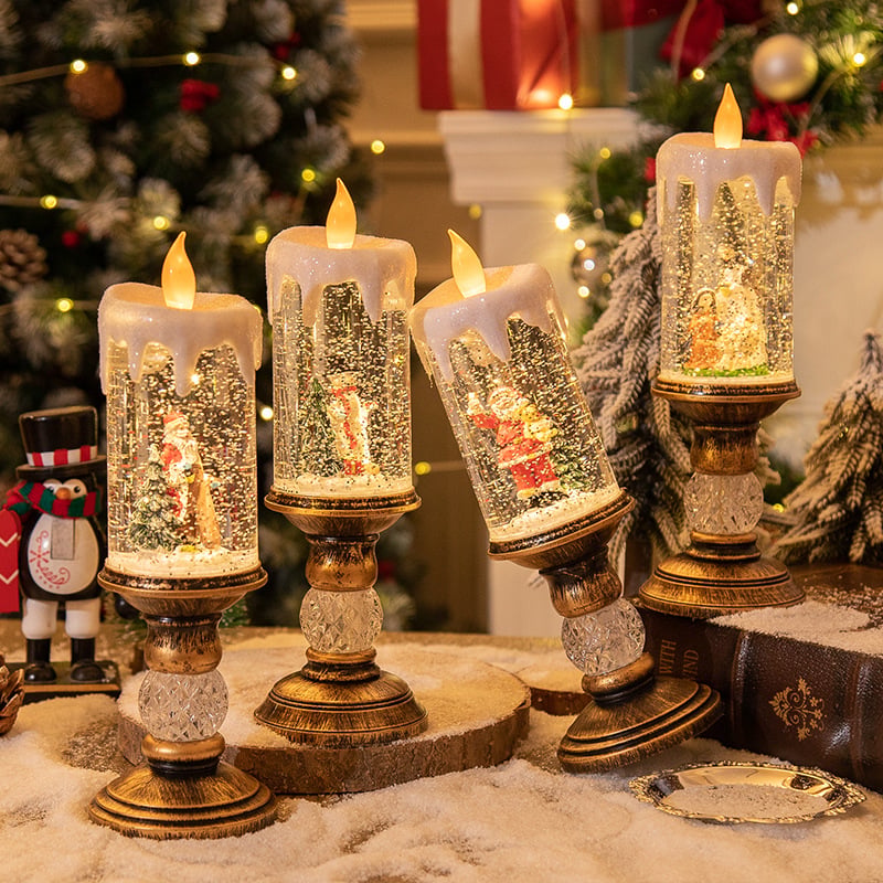🎁Heiße Aktion 50 % Rabatt🎅Weihnachtskerzen-Nachtlicht🕯️