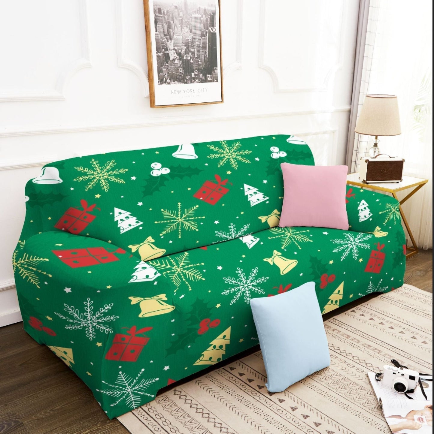 🎄Weihnachts-Angebot - 50 % Rabatt!!🎅Weihnachts-Universal-Sofaauflage - Voll umhüllend & dehnbar🎊