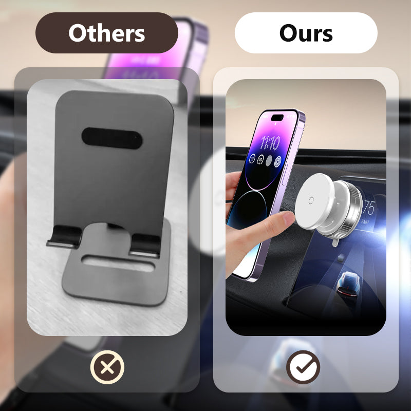 📱 50% RABATT! 🚗 Magnet-Handyhalter mit Vakuumsauger – 360° drehbar, Starker Halt & Universelle Kompatibilität 🔗