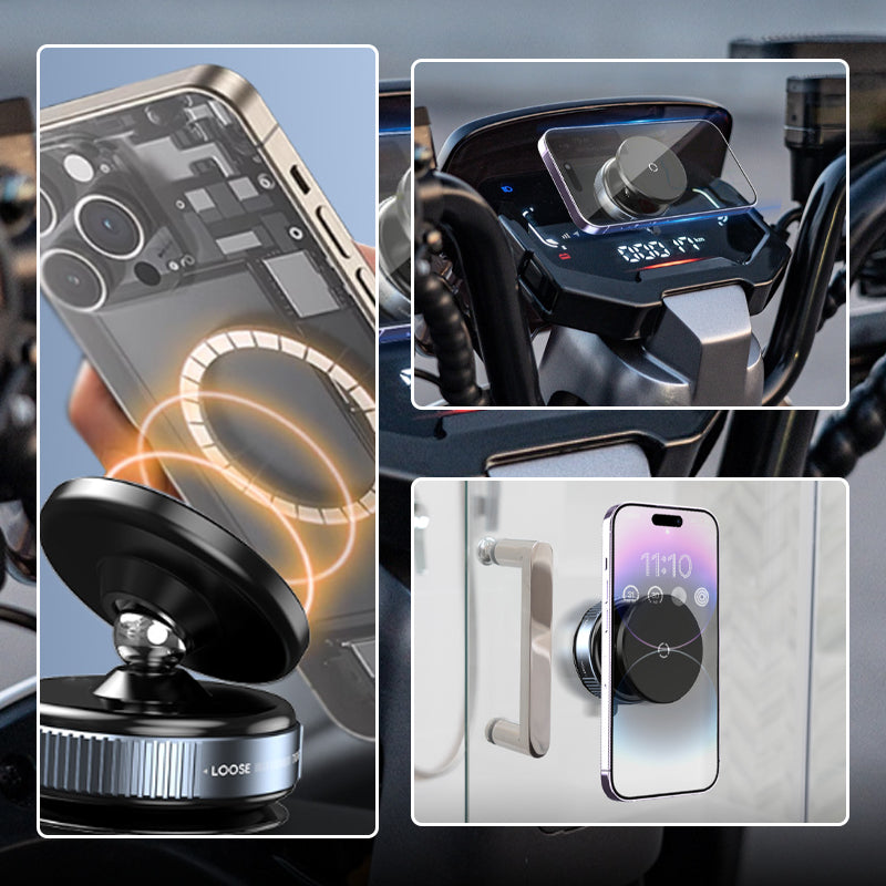 📱 50% RABATT! 🚗 Magnet-Handyhalter mit Vakuumsauger – 360° drehbar, Starker Halt & Universelle Kompatibilität 🔗