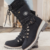 ❄️Winterschlussverkauf 69% RABATT🎁Wasserdichte Knie-Schneestiefel für Damen