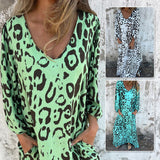 💖"Verkaufsschlager - Sofortrabatt 50%!“ - Safari Chic Leopard Kleid🔥