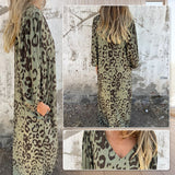 💖"Verkaufsschlager - Sofortrabatt 50%!“ - Safari Chic Leopard Kleid🔥