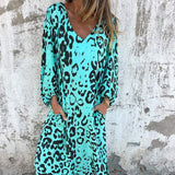 💖"Verkaufsschlager - Sofortrabatt 50%!“ - Safari Chic Leopard Kleid🔥