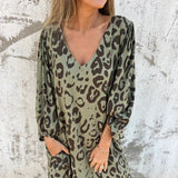 💖"Verkaufsschlager - Sofortrabatt 50%!“ - Safari Chic Leopard Kleid🔥