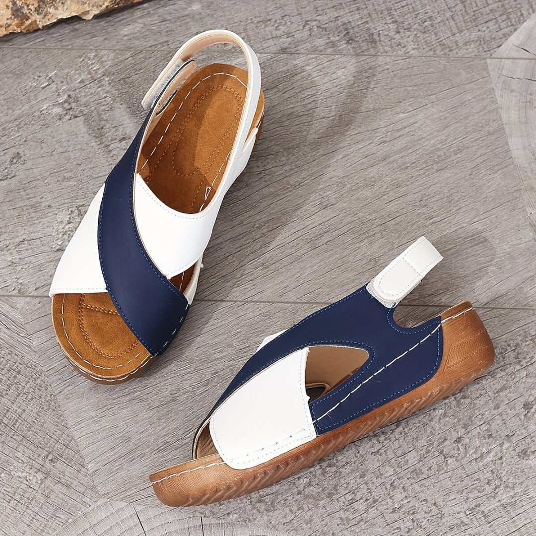 🔥HOT SALE-50% OFF🔥Ultra-bequeme orthopädische Sandalen mit schrägem Absatz für Frauen