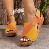 🔥HOT SALE-50% OFF🔥Ultra-bequeme orthopädische Sandalen mit schrägem Absatz für Frauen