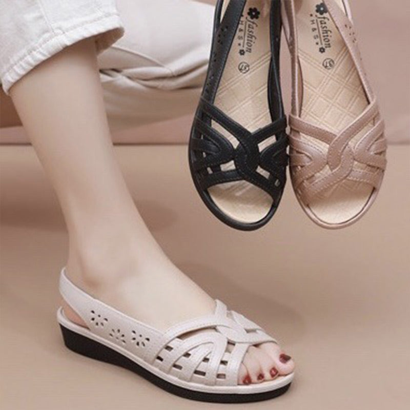 Modische Sandalen mit offener Zehenpartie und Cutout für Damen