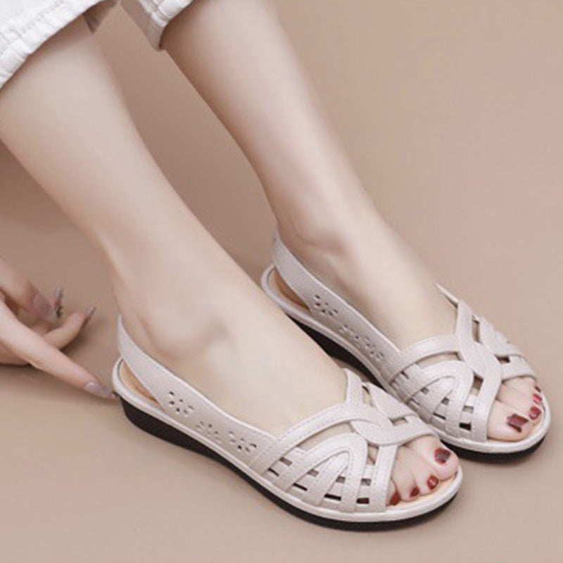 Modische Sandalen mit offener Zehenpartie und Cutout für Damen