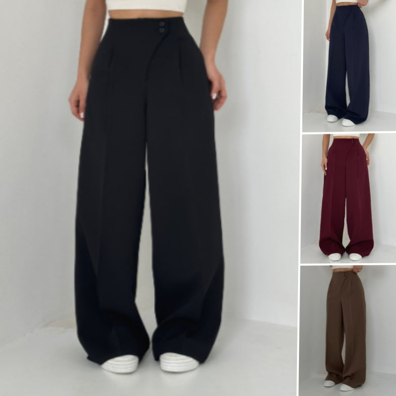 Modische, lässige und vielseitige Hose mit geradem Bein
