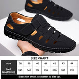 Modische Sandalen aus hohlem Leder