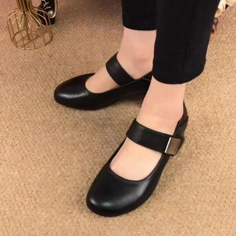 Modische, bequeme Loafer für Damen mit runder Spitze und weicher Sohle