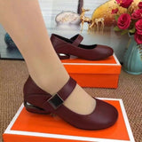 Modische, bequeme Loafer für Damen mit runder Spitze und weicher Sohle