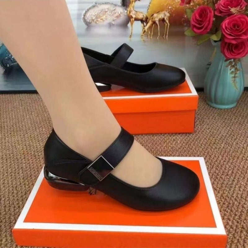 Modische, bequeme Loafer für Damen mit runder Spitze und weicher Sohle