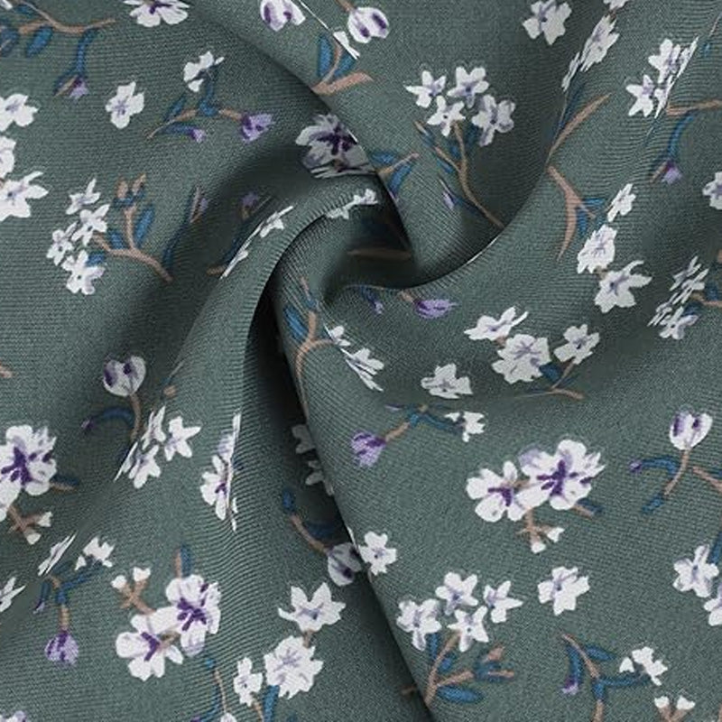 Women's Casual Floral Print Short Sleeve Shirt