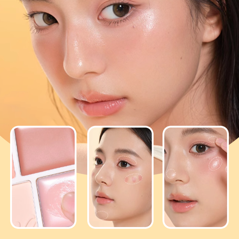 2-in-1 Rouge-Highlight-Palette