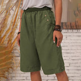 ⏳Begrenzte Zeit 50% Rabatt💥Lässige Sommershorts mit Taschen für Damen