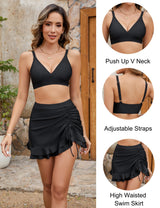 🌸Frühjahr-Sommer-Promotion-Periode! -Dick gestreifter Bikini mit hoher Taille 🌸（49% Rabatt）