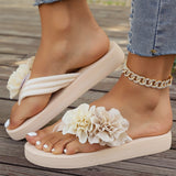 🌸Rutschfeste Strandsandalen für Damen mit floralen Details💖