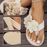 🌸Rutschfeste Strandsandalen für Damen mit floralen Details💖